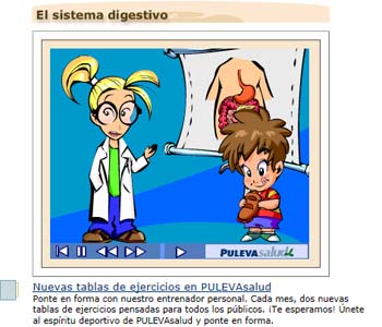 Conocer el cuerpo humano Vídeos didácticos Puleva Salud