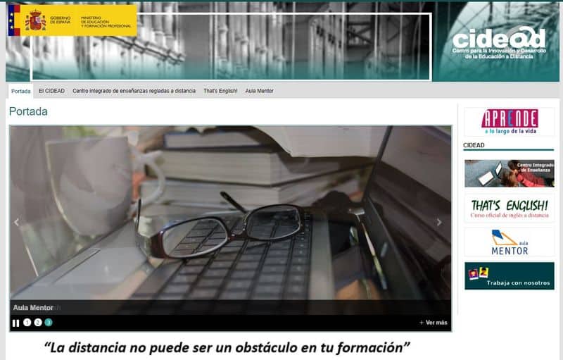 CIDEAD recursos para estudiar desde casa