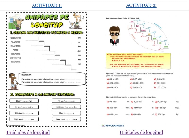 Actividades de medida 