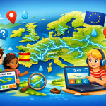 juegos interactivos para aprender los ríos de España y Europa