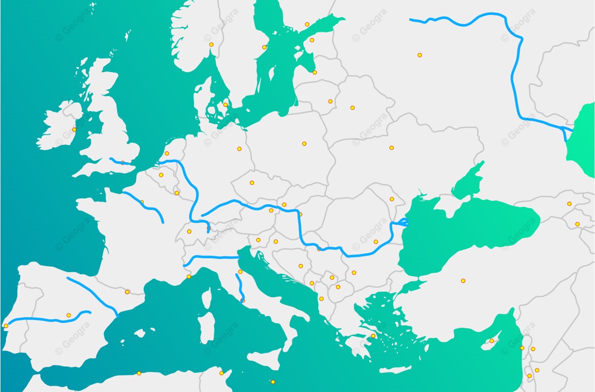 juegos de ríos de España y Europa
