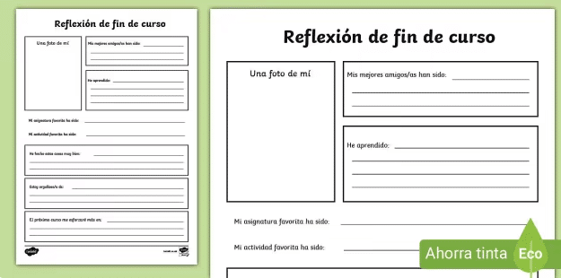 Reflexión de final del curso