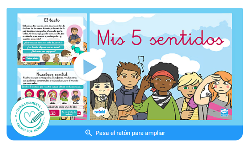 mis 5 sentidos presentación