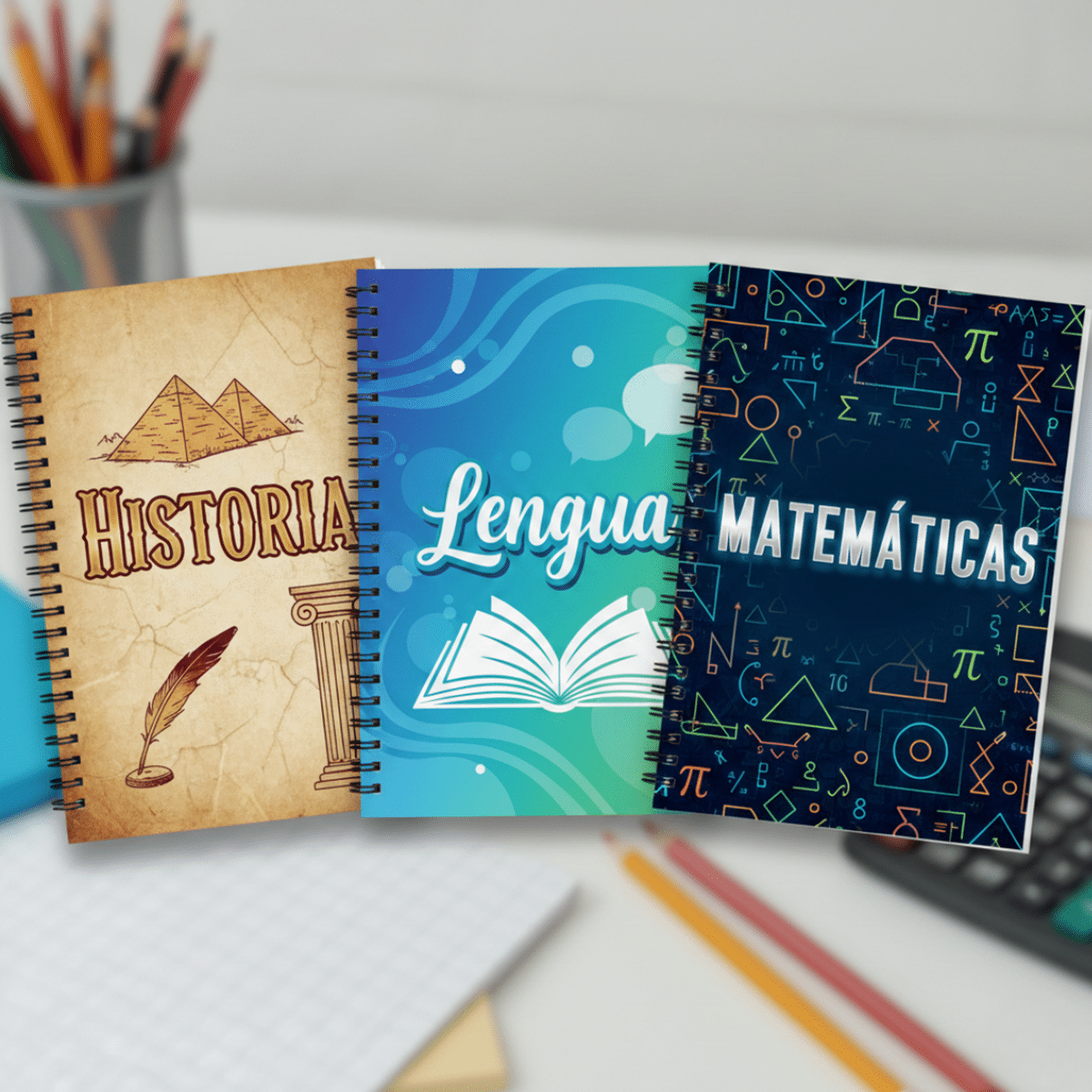 Plantillas para diseñar las carátulas de sus cuadernos o trabajos